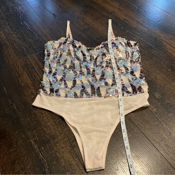 Zara | Sequin sparkly bodysuit - Picture 11 of 13